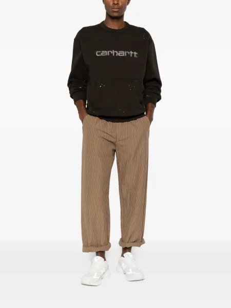 Hanorac Carhartt Wip cu imagine maro