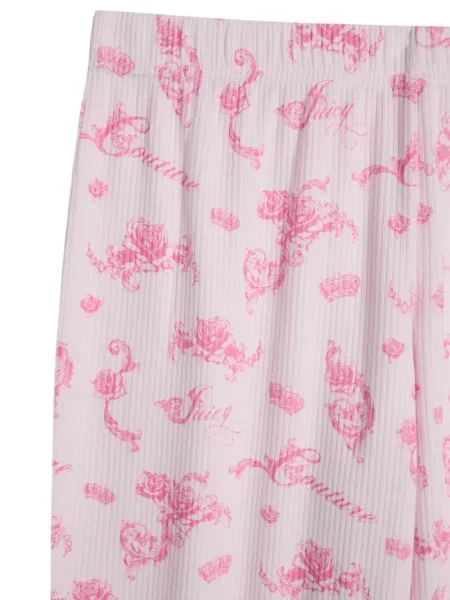 Φλοράλ πιτζάμας Juicy Couture με σχέδιο ροζ
