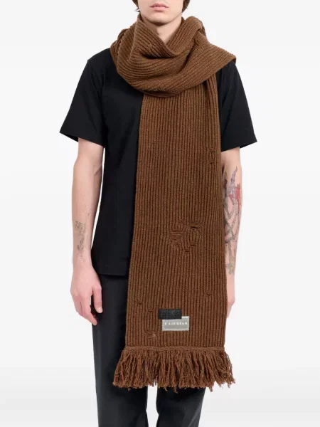 Fular Mm6 Maison Margiela tricotate maro