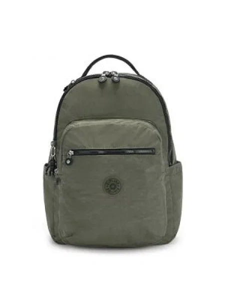 KIPLING Rucsac Seoul kaki negru