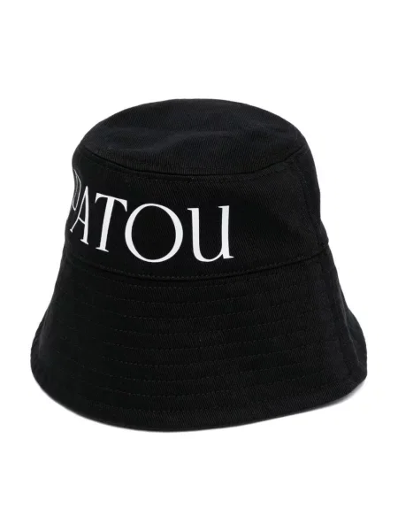 Torebka bucket Patou z autografem czarna