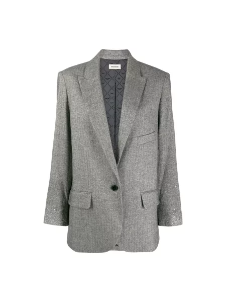 Marynarka Zadig & Voltaire z dżetami szara