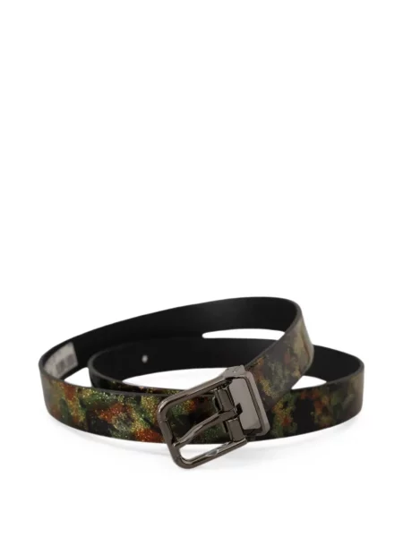 Cu centură curea Dolce & Gabbana din piele negru