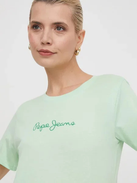 Koszulka Pepe Jeans Lorette krótki rękaw XS zielona