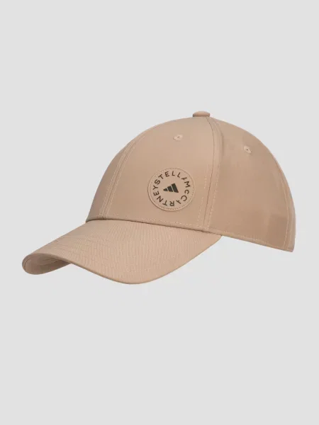 Czapka z daszkiem Adidas By Stella Mccartney beżowa