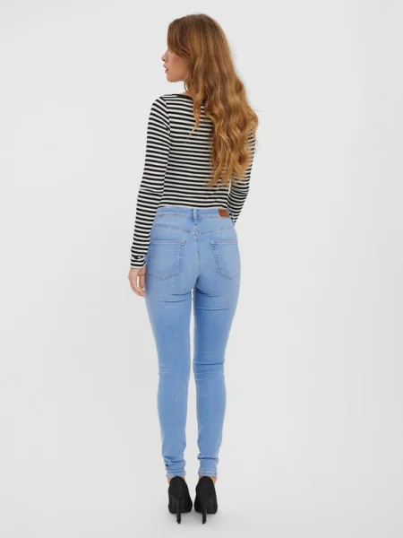 VERO MODA Farmer Lux világoskék kék