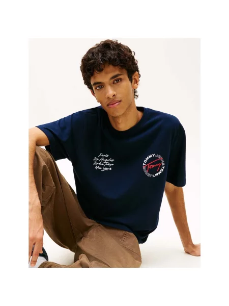 Majica Tommy Jeans plava