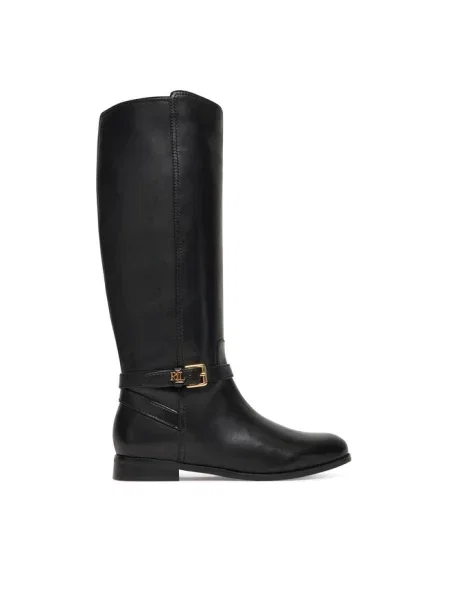 Oficerki LAUREN RALPH LAUREN czarne
