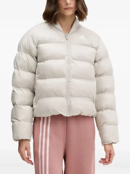 Spodnie cargo Adidas z kapturem z autografem do biegania białe