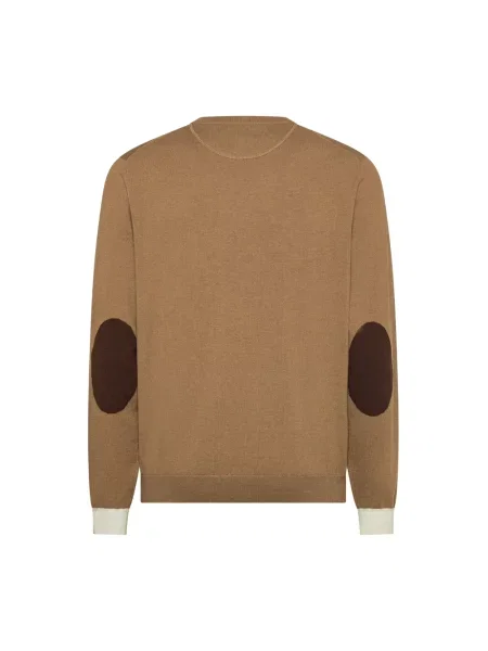 Sweter Sun68 beżowy