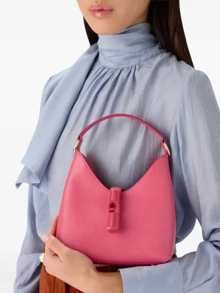 Мини чанта Furla розово