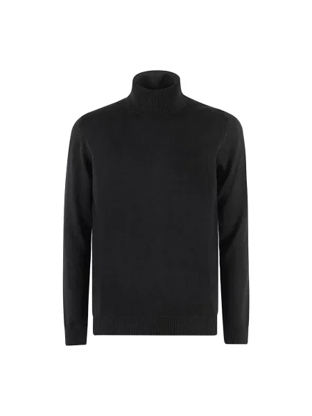 Sweter Roberto Collina elegancki czarny