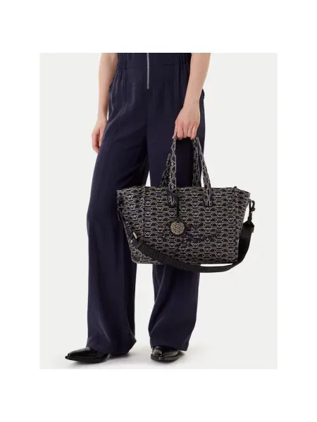 Emporio Armani Torebki Kobieta Wielobarwność ONE SIZE Torba Monogramowa czarna
