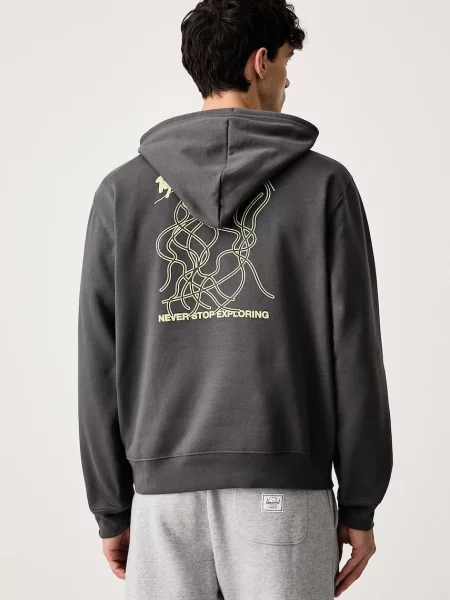 The North Face кофта з капюшоном з бавовною Relaxed