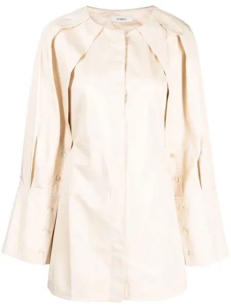 Dlouhé oblekové košilové šaty Goen.j