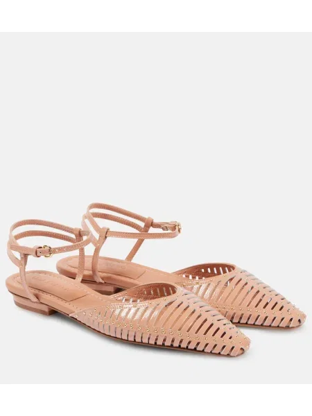 Usnjene balerinke Ulla Johnson bež