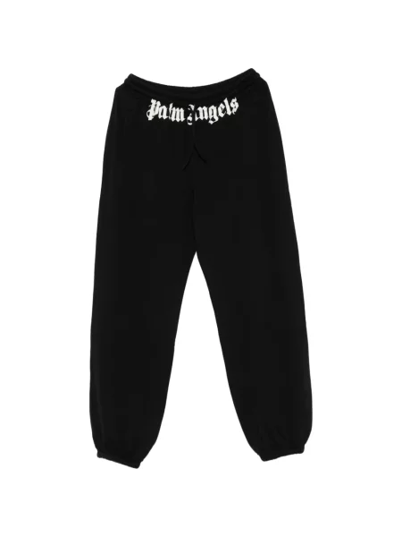 Pantaloni Palm Angels cu imagine alergare negru