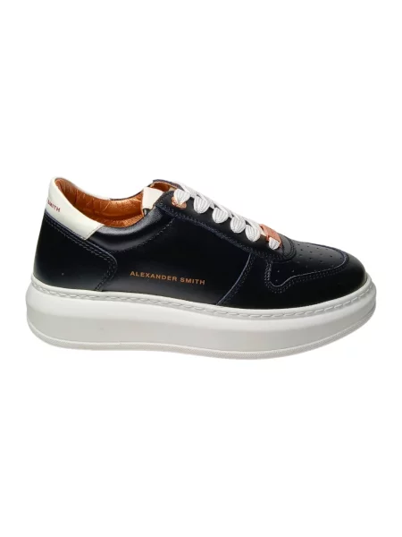 Sneakersy Alexander Smith skórzane czarne
