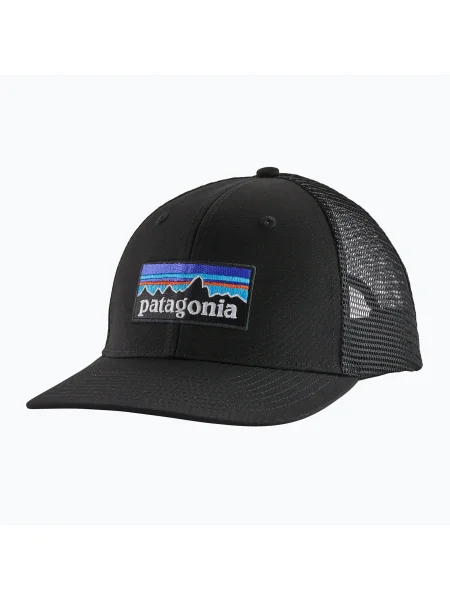 Patagonia Logo Trucker шапка черна