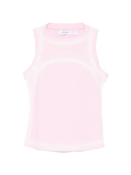 Podkoszulka Off-white prążkowana biała