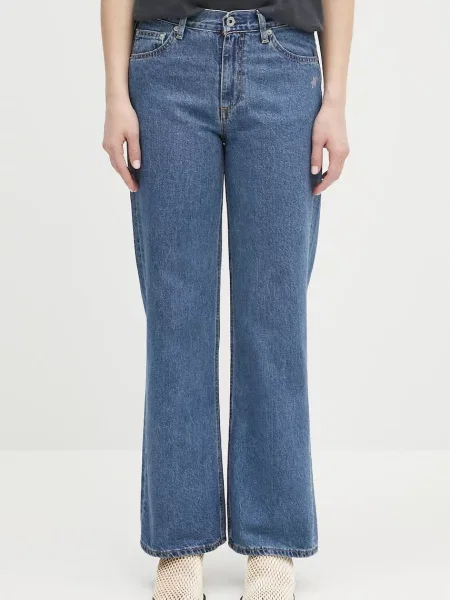 A Bathing Ape jeans Crystal Ape Head Flare Denim high waist