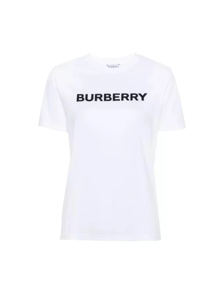 Koszulka Burberry z logo biała