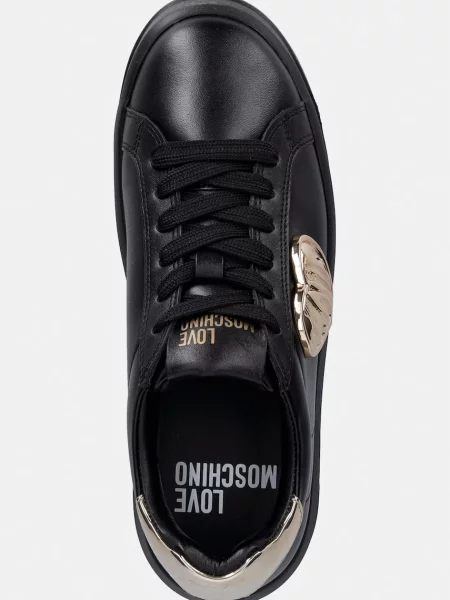 Кожаные кроссовки Love Moschino
