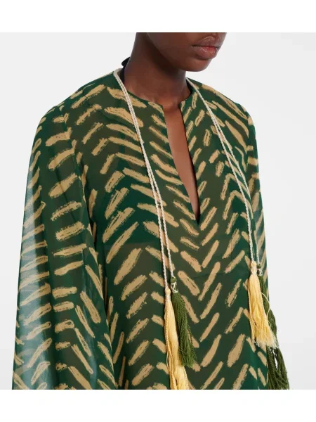 Rochie Johanna Ortiz cu imagine verde