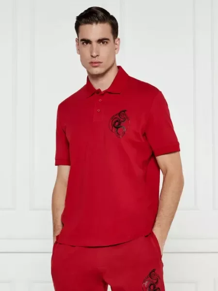 Armani Exchange Polo roșu
