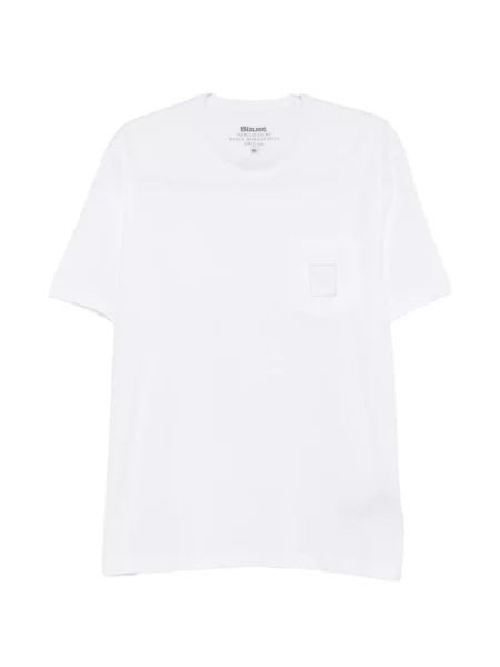 Tricou Blauer cu buzunare aplicate cu autograf alb