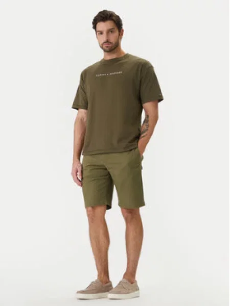 Tričko Tommy Hilfiger khaki