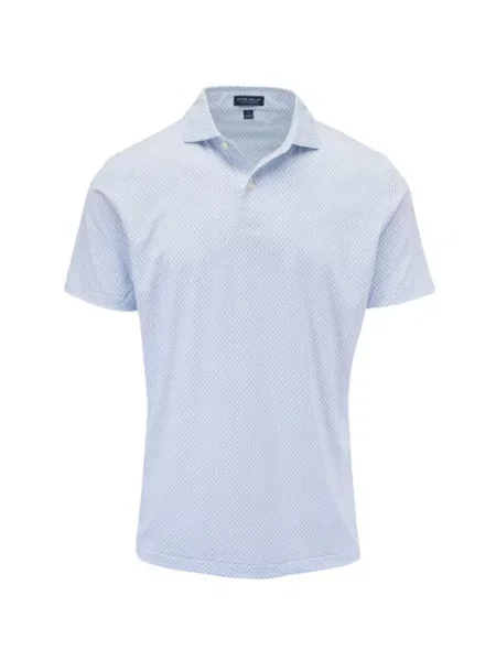 Tricou polo Peter Millar alb