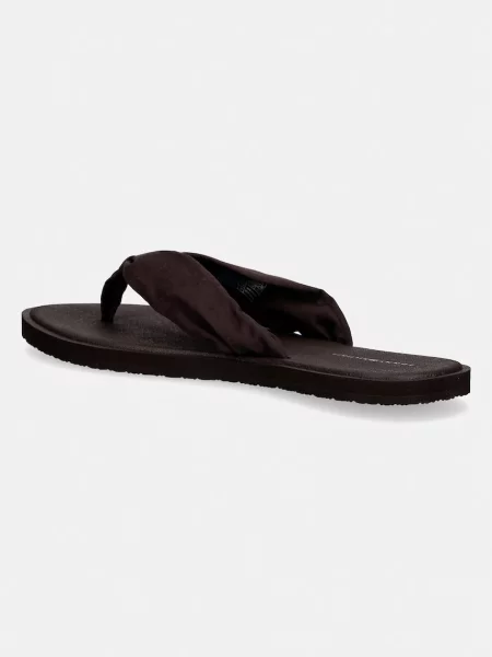Japonki Tommy Hilfiger Scandi Soft Summer fondant brown brązowe