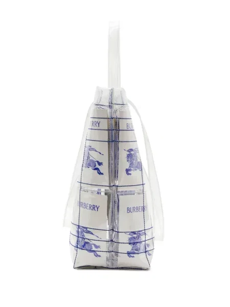Torba Burberry z autografem biała