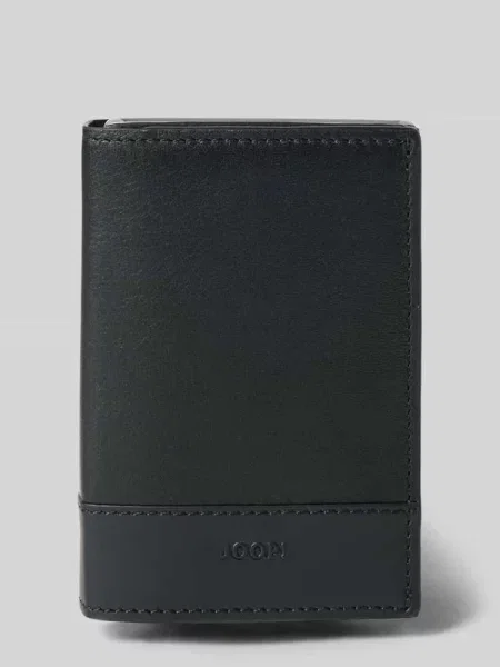 Etui na karty z detalem z logo model ‘manciano’ Joop! Collection czarny