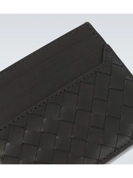 Portofel Bottega Veneta din piele verde