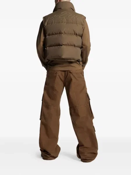 Kalhoty Dsquared2 hnědé