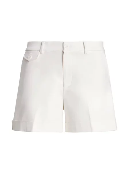 Szorty o kroju regular fit z mieszanki bawełny Lauren Ralph Lauren białe