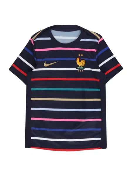 NIKE Tricou funcțional FFF YNK Academy Pro albastru noapte / galben / roși aprins alb