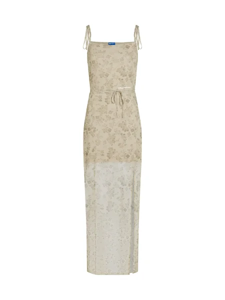 KARL LAGERFELD JEANS Rochie de vară ecru / pastel verde
