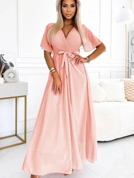 Lung rochie Numoco Basic roz