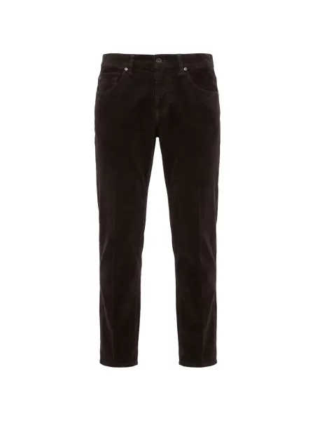 Pantaloni Dondup de catifea cord maro