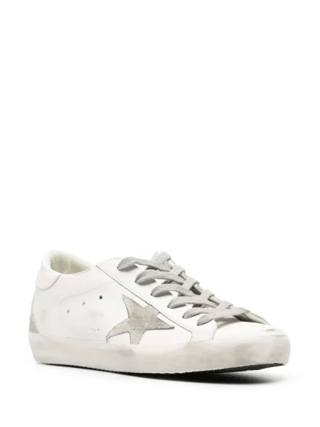 Kožené tenisky Golden Goose bílé