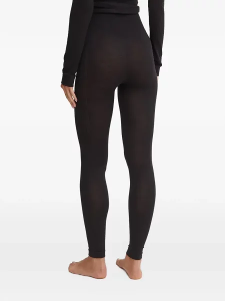 Leggings Haglöfs cu imagine negru