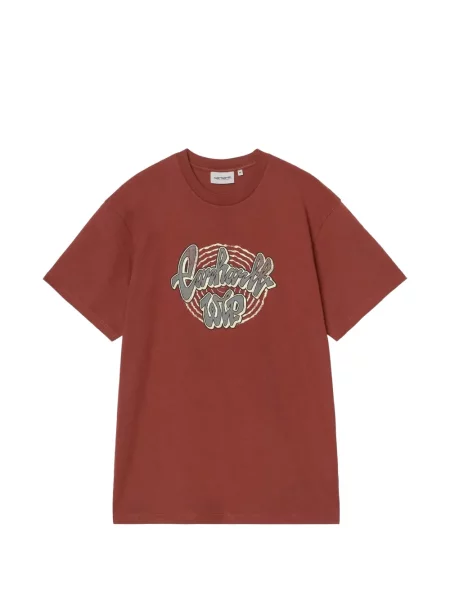 Tricou Carhartt Wip cu imagine roșu