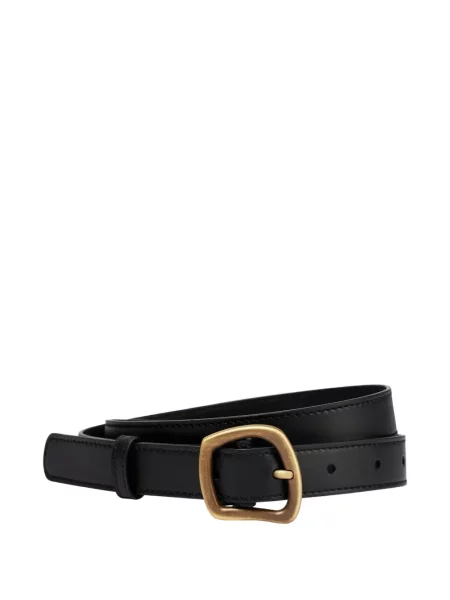 Curea Gabriela Hearst din piele negru