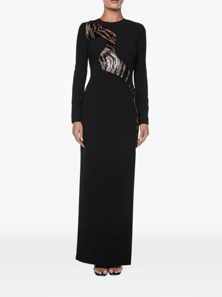 Flitteres maxi ruha Just Cavalli fekete