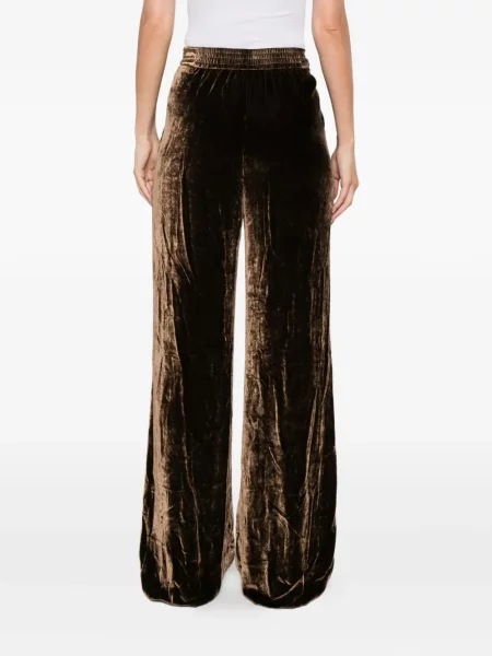Pantaloni Etro de catifea maro