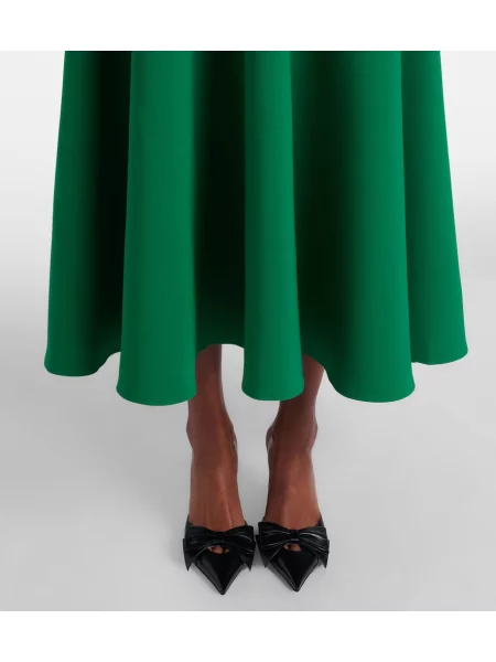 Rochie de cocktail Safiyaa drapată verde