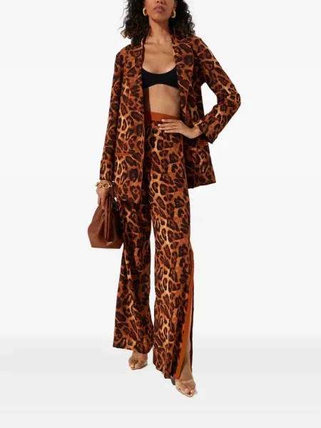 Geacă Mystique cu imagine cu model leopard maro